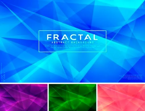 Fractal abstract background Stock-Illustration