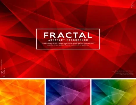 Fractal abstract background Stock Illustration