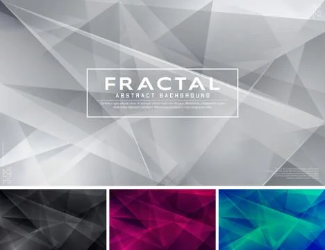 Fractal abstract background Stock Illustration