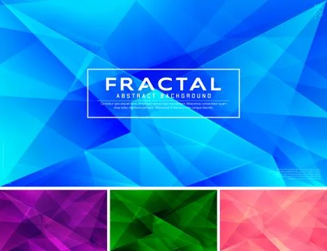 Fractal abstract background Stock Illustration