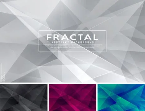 Fractal abstract background Stock Illustration