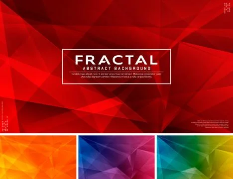 Fractal abstract background Stock Illustration