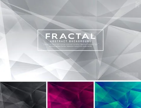 Fractal abstract background Stock Illustration