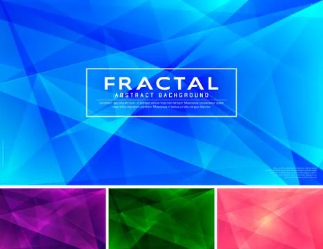 Fractal abstract background Stock-Illustration