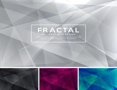 Fractal abstract background Stock Illustration