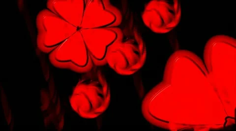 Fractal with abstract floral pattern. 스톡 동영상 12757863