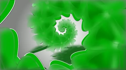 Fractal with abstract floral pattern. 스톡 동영상 12762047