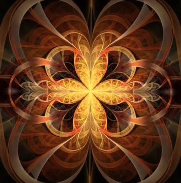 Fractal abstract Stock Illustration