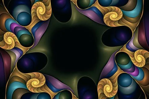 Fractal abstract Stock Illustration