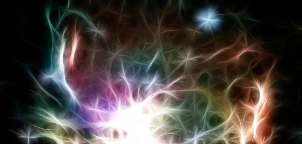 Fractal abstract outer space. Galaxy background. Elements of this image Illustrazione stock