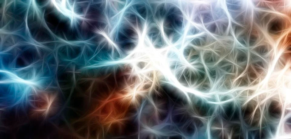 Fractal abstract outer space. Galaxy background. Elements of this image Stock Illustration