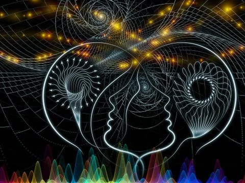 Fractal Abstraction Stockillustratie