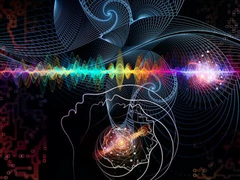 Fractal Abstraction Stockillustratie
