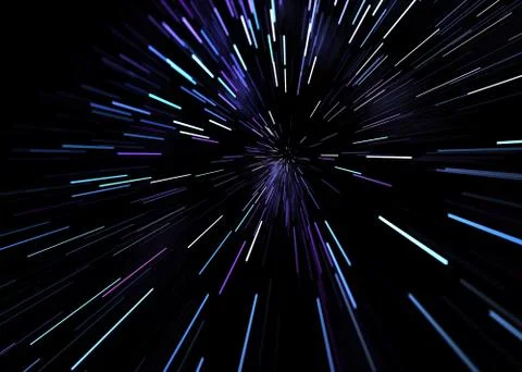 Fractal Alien Shining  Explosion Background - Fractal Art Stock Illustration