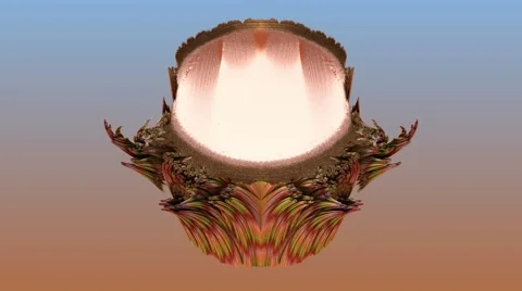 Fractal animation Bowl Stock Footage 59794213