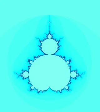 Fractal apple man Stock Photos