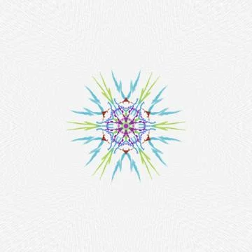 Fractal art. Print for wall decor poster. Exclusive abstract background. Fant Stock Illustration