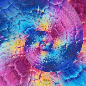 Fractal art. Print for wall decor poster. Exclusive abstract background. Fant Stock Illustration