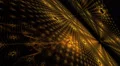 Fractal art stars in seamless looping pitch rotation motion HD Footage
