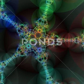Fractal, artwork Stock Illustration