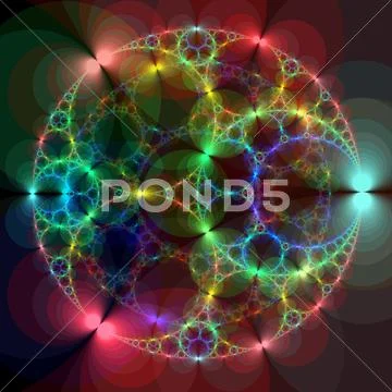 Fractal, artwork Stock Illustration