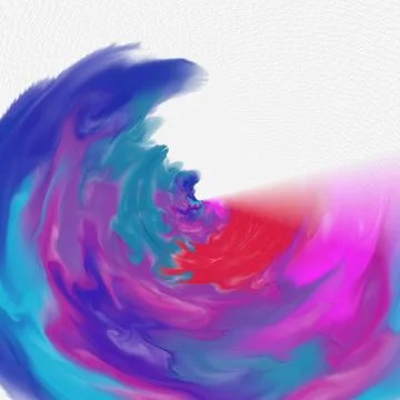 Fractal background. Abstract design pattern. Multicolored mixed painting art. Stock Illustration