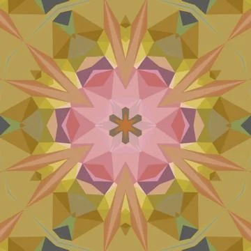 Fractal background. Abstract design pattern. Multicolored mixed painting art. Illustrazione stock