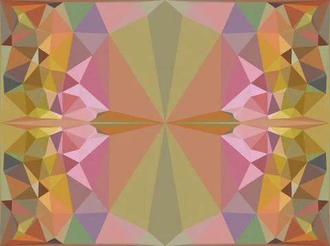 Fractal background. Abstract design pattern. Multicolored mixed painting art. Stock Illustration