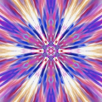 Fractal background. Abstract design pattern. Multicolored mixed painting art. Stock Illustration