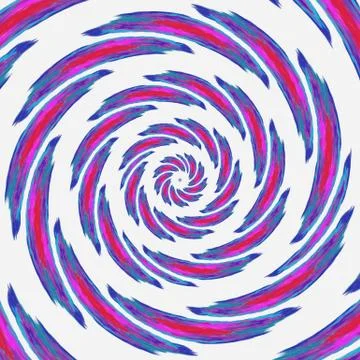 Fractal background. Abstract design pattern. Multicolored mixed painting art. Stock Illustration