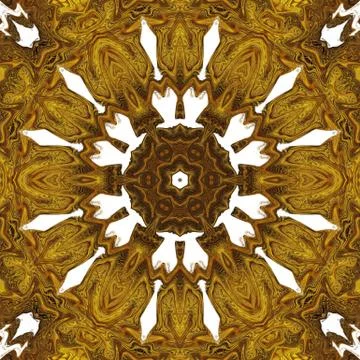 Fractal background. Abstract design pattern. Multicolored mixed painting art. Stock Illustration