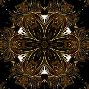 Fractal background. Abstract design pattern. Multicolored mixed painting art. Stock Illustration