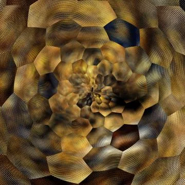 Fractal background. Abstract design pattern. Multicolored mixed painting art. Stock Illustration