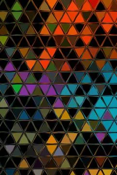 Fractal background. Abstract design pattern. Multicolored mixed painting art. Stock Illustration