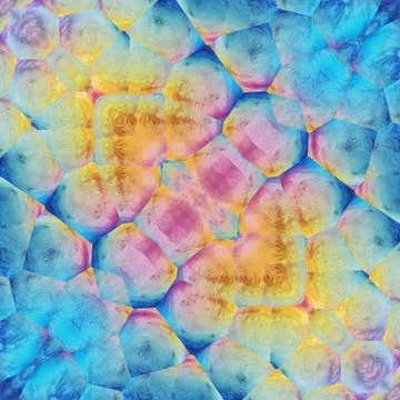 Fractal background. Abstract design pattern. Multicolored mixed painting art. Stock Illustration