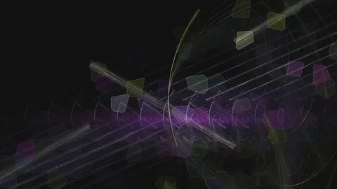 Fractal Background Animation Stock Footage 121342369