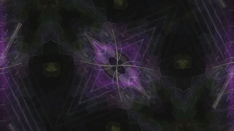 Fractal Background Animation Stock Footage 121342395