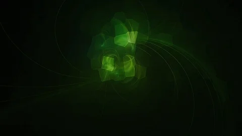 Fractal Background Animation Stock Footage 121342416