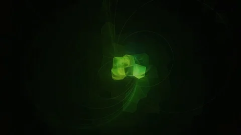 Fractal Background Animation Stock Footage 121342420