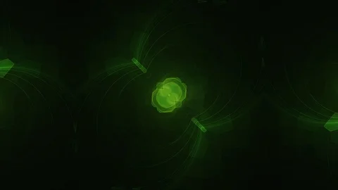 Fractal Background Animation Stock Footage 121342443