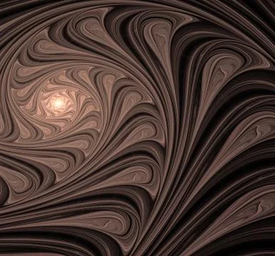 Fractal background of chocolate Illustrazione stock