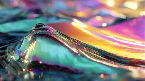 Fractal Background of Currents Stock Footage 308240153