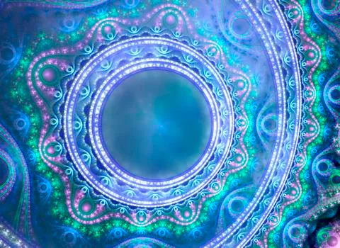 Fractal background Stock Illustration