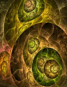 Fractal background Stock Illustration