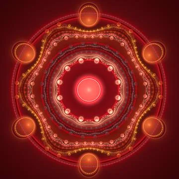 Fractal background Stock Illustration