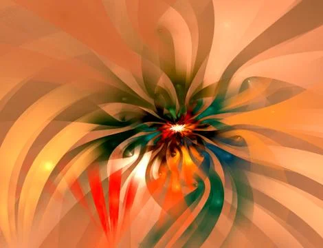 Fractal background Stock Illustration