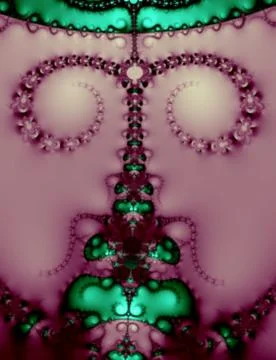 Fractal background Stock Illustration