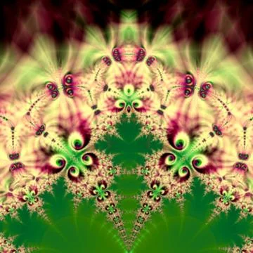 Fractal background Stock Illustration