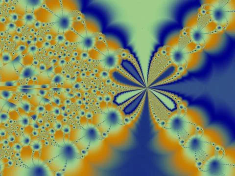 Fractal background Stock Illustration