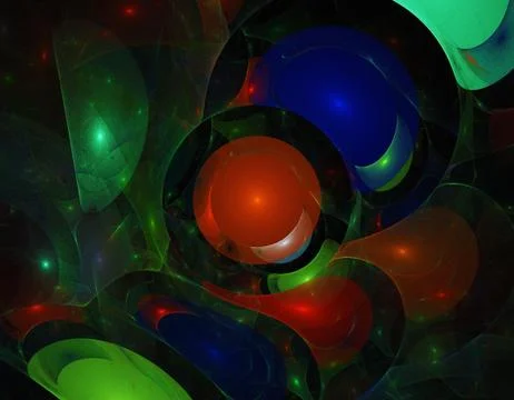 Fractal background Stock Illustration